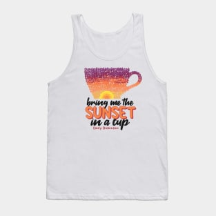 Sunset in a cup Tank Top